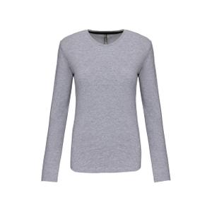 k383-oxfordgrey-t-shirt-manches-longues-femme-kariban-col-rond-gris-chine