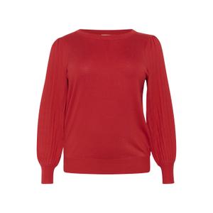 10581811-191758-pull-en-tricot-femme-kaffe-curve-loni-haute-red