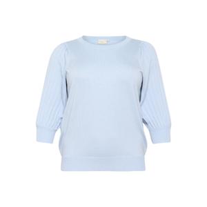 10582202-164016-pull-3-4-femme-kaffe-curve-loni-soft-chambray