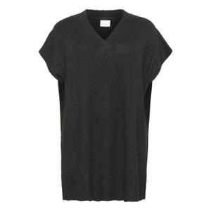 10582738-100121-poncho-tricot-femme-kaffe-curve-annett-black-deep