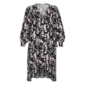 10582907-106823-robe-longue-femme-kaffe-curve-lurana-black-pink-graphic-strokes