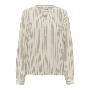 10508313-107125-blouse-manches-longues-femme-kaffe-milia-chalk-chinchilla-stripe