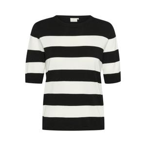 10508410-106683-t-shirt-femme-kaffe-lizza-black-chalk-bold-stripe