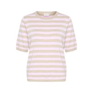 10508410-106994-t-shirt-femme-kaffe-lizza-feather-gray-mel-pink