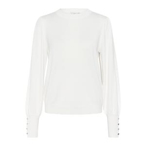10508681-110602-pull-en-tricot-a-col-rond-avec-boutons-femme-kaffe-lizza-chalk