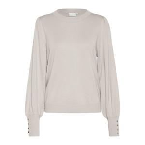 10508681-1702051-pull-en-tricot-a-col-rond-avec-boutons-femme-kaffe-lizza-elephant-skin-melange