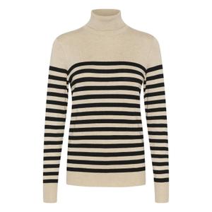 10509063-107002-pull-col-roule-raye-femme-kaffe-lizza-feather-gray-mel-black