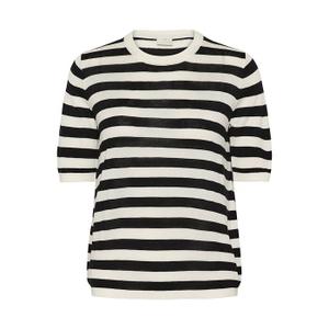 10509304-104012-blouse-en-tricot-femme-kaffe-loren-chalk-black-deep-stripe