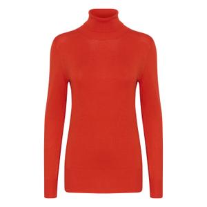 500023-181664-pull-col-roule-femme-kaffe-astrid-fiery-red