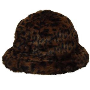 k4190st-le249-bob-fausse-fourrure-femme-kangol-casual-leopard