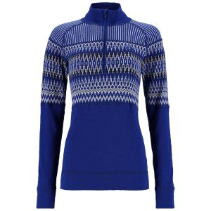 622909-azure-sweatshirt-demi-zip-femme-kari-traa-silja-blue