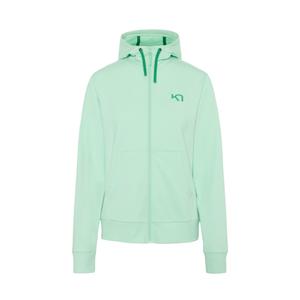 623349-tea-sweatshirt-a-capuche-full-zip-femme-kari-traa-light-green