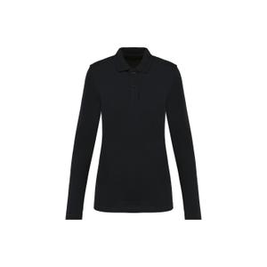 pk203-black-polo-manches-longues-suprima-femme-kariban-premium-black