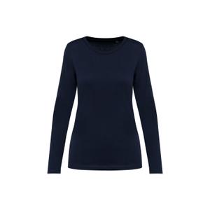 pk303-deepnavy-t-shirt-suprima-manches-longues-col-rond-femme-kariban-premium-deep-navy