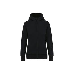 pk401-black-sweatshirt-a-capuche-zippe-femme-kariban-premium-black