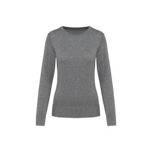 pk901-greyheather-pull-suprima-col-rond-femme-kariban-premium-grey-heather