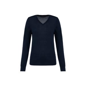 pk911-deepnavy-pull-merinos-col-v-femme-kariban-premium-deep-navy