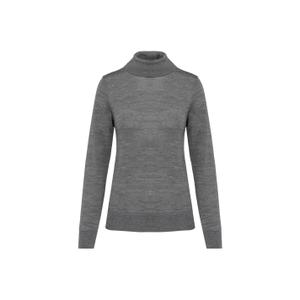 pk913-greyheather-pull-merinos-col-roule-femme-kariban-premium-grey-heather