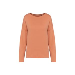 k471-peach-sweatshirt-femme-kariban-loose-peach