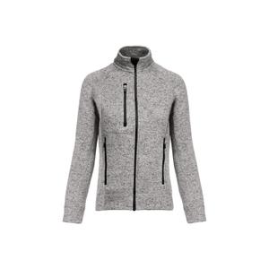 k9107-lightgreymelange-veste-zippee-chinee-femme-kariban-lightgreymelange