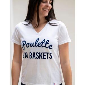 tshblanpoul-t-shirt-femme-les-poulettes-fitness-baskets-blanc