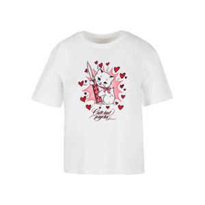 mst174-00220-t-shirt-femme-miss-tee-psycho-kitty-blanc