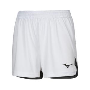 short-femme-mizuno-classic-blanc