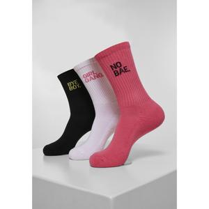 chaussettes-mister-tee-girl-gang-3pcs-rose-blanc-noir
