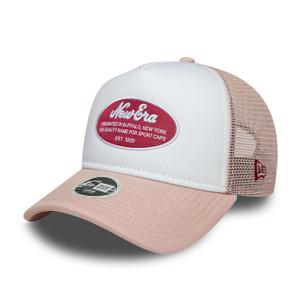 60667685-casquette-trucker-femme-new-era-oval-patch-blanc-beige-tu