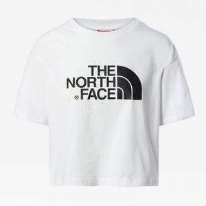 nf0a4t1r-fn4-t-shirt-femme-the-north-face-court-easy-blanc