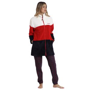 67119-0-000306-peignoir-chaud-manches-longues-femme-peanuts-cold-snoopy-rouge-blanc-bleu