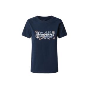 pl506034-588-t-shirt-femme-pepe-jeans-rosalind-ocean