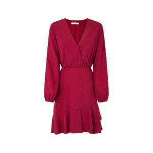 pl953610-286-robe-femme-pepe-jeans-kendall-burnt-red