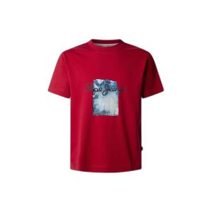 pm509781-285-t-shirt-femme-pepe-jeans-prush-rugby-red
