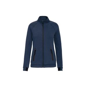 pa379-frenchnavyheather-sweatshirt-zippe-col-montant-femme-proact-french-navy-heather