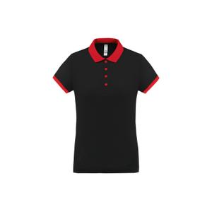 pa490-black-red-polo-pique-performance-femme-proact-black-red