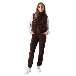 f223155-mr-doudoune-sans-manches-effet-velours-femme-project-x-paris-marron