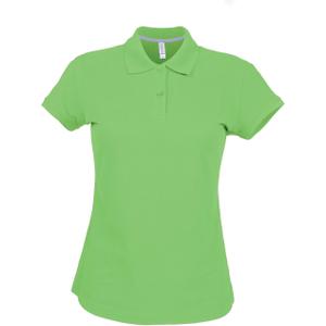 k242-lime-polo-femme-manches-courtes-kariban-vert-fluo