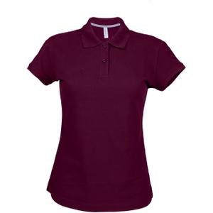 k242-wine-polo-femme-manches-courtes-kariban-rouge-bordeaux