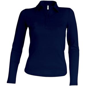 k244-darkgrey-polo-femme-manches-longues-kariban-gris-fonce