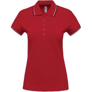 k251-red-navy-white-polo-femme-manches-courtes-kariban-5-boutons-rouge-bleu-marine-blanc