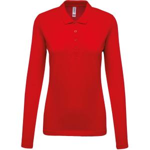 k257-red-polo-femme-manches-longues-kariban-pique-rouge