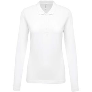polo-femme-cintre-kariban-pique-blanc-blanc