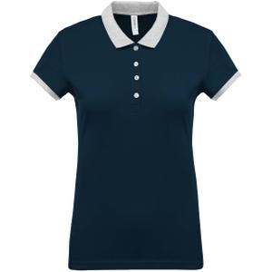 k259-navy-oxfordgrey-polo-femme-kariban-melange-bicolore-bleu-marine-gris