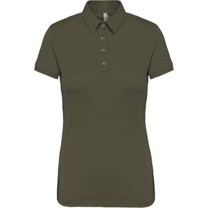 k263-lightkhaki-polo-femme-manches-courtes-kariban-jersey-marron-kaki-clair