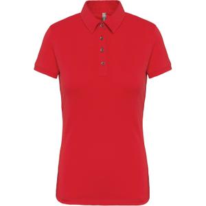 k263-red-polo-femme-manches-courtes-kariban-jersey-rouge