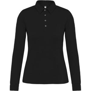 k265-black-polo-femme-kariban-jersey-noir