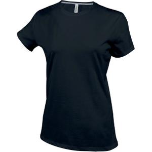 k380-black-t-shirt-femme-kariban-col-rond-coton-noir