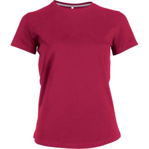 k380-fuchsia-t-shirt-femme-kariban-col-rond-coton-rose-fuchsia