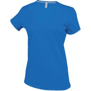 k380-lightroyalblue-t-shirt-femme-kariban-col-rond-coton-bleu-royal